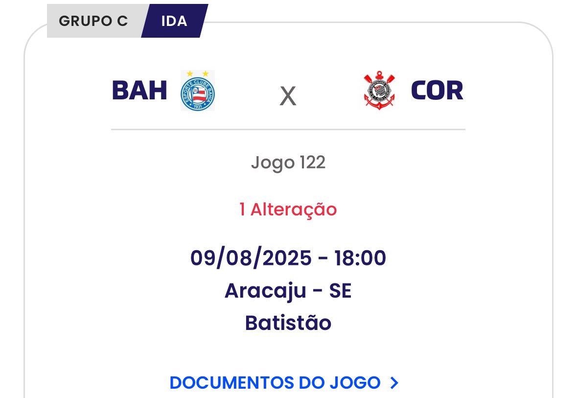 leticialazaroa's tweet image. 30 de junho.
Bahia x Corinthians, pelo Brasileirão Feminino é em 10 dias

Eu com passagem comprada pra Salvador só pra assistir o jogo. Hoje, a DEZ DIAS DA PARTIDA, a surpresa: vai ser em Aracaju. Não vou ao jogo.

É MUITO difícil gostar de futebol feminino no Brasil. Frustrante