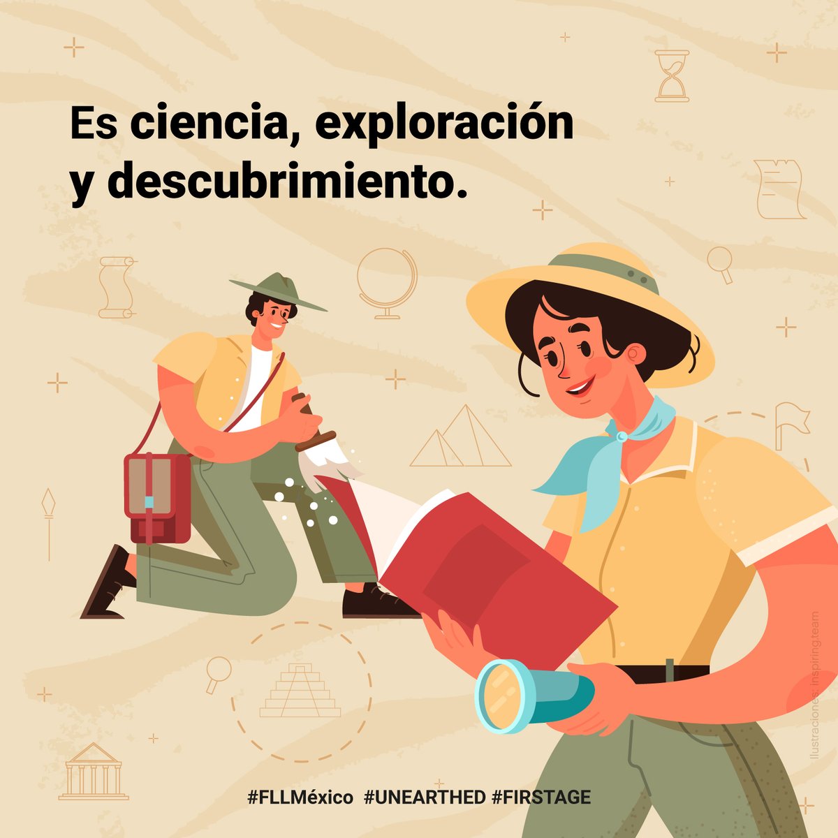 🕵️‍♂️ Cada descubrimiento puede cambiar el futuro.
En #UNEARTHED, el pasado se convierte en una aventura de ciencia y creatividad.

¿Listo para explorar? 🧩🏺

#FLLMéxico #FundaciónRobotiX #STEM