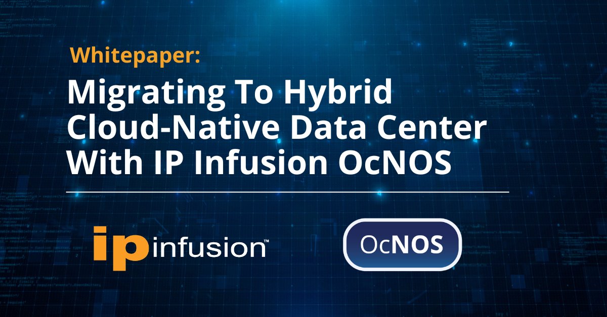 Cloud Service Providers (CSPs) and enterprises are revolutionizing their data centers with a hybrid cloud-native approach. IP Infusion’s OcNOS makes this transformation to align business goals with a truly intelligent, future-proof infrastructure. marketing.ipinfusion.com/l/900271/2025-…