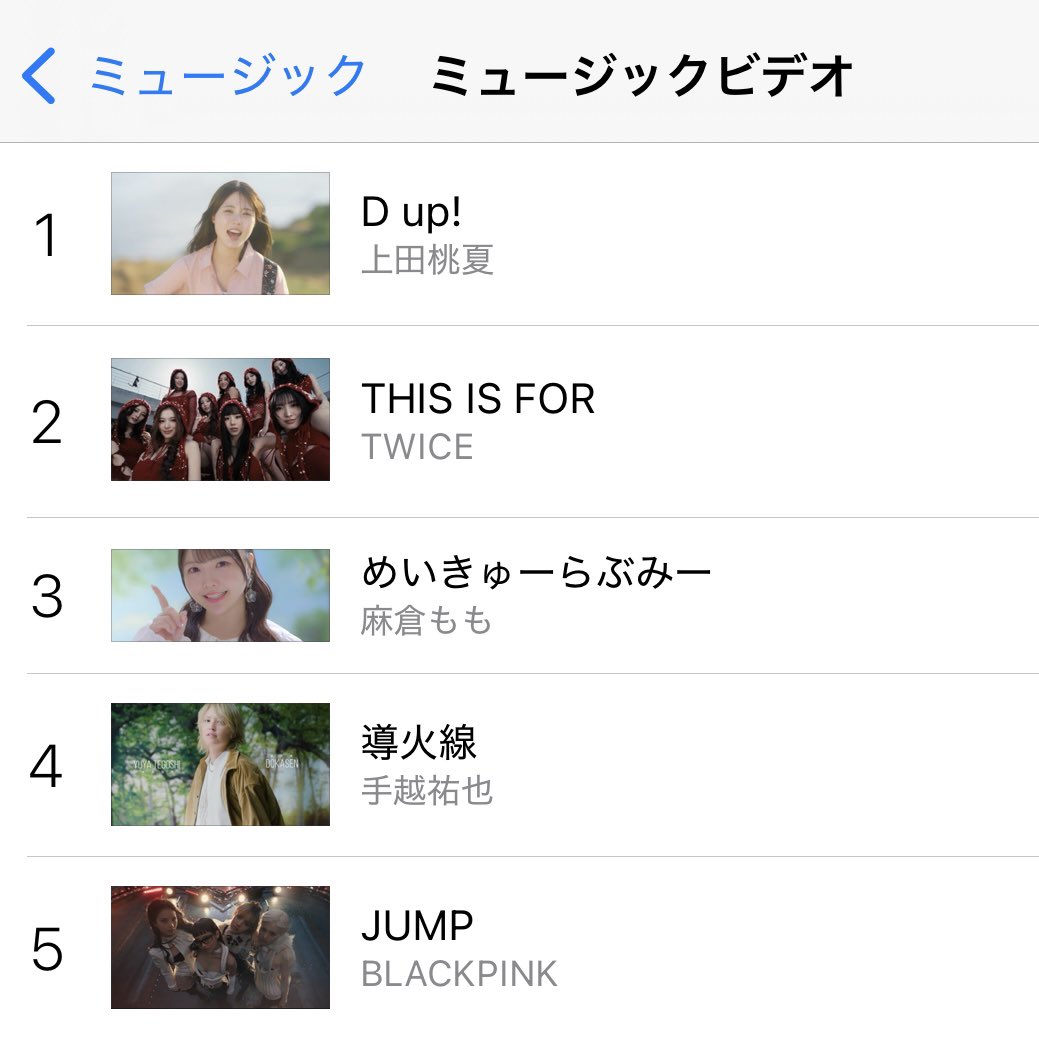 ryoory00's tweet image. ㊗️iTunes ミュージックビデオランキング１位😆嬉し✨
MVのクオリティ高くて見応えあるもん！そりゃ納得しょ🙂‍↕️
#上田桃夏　#dup