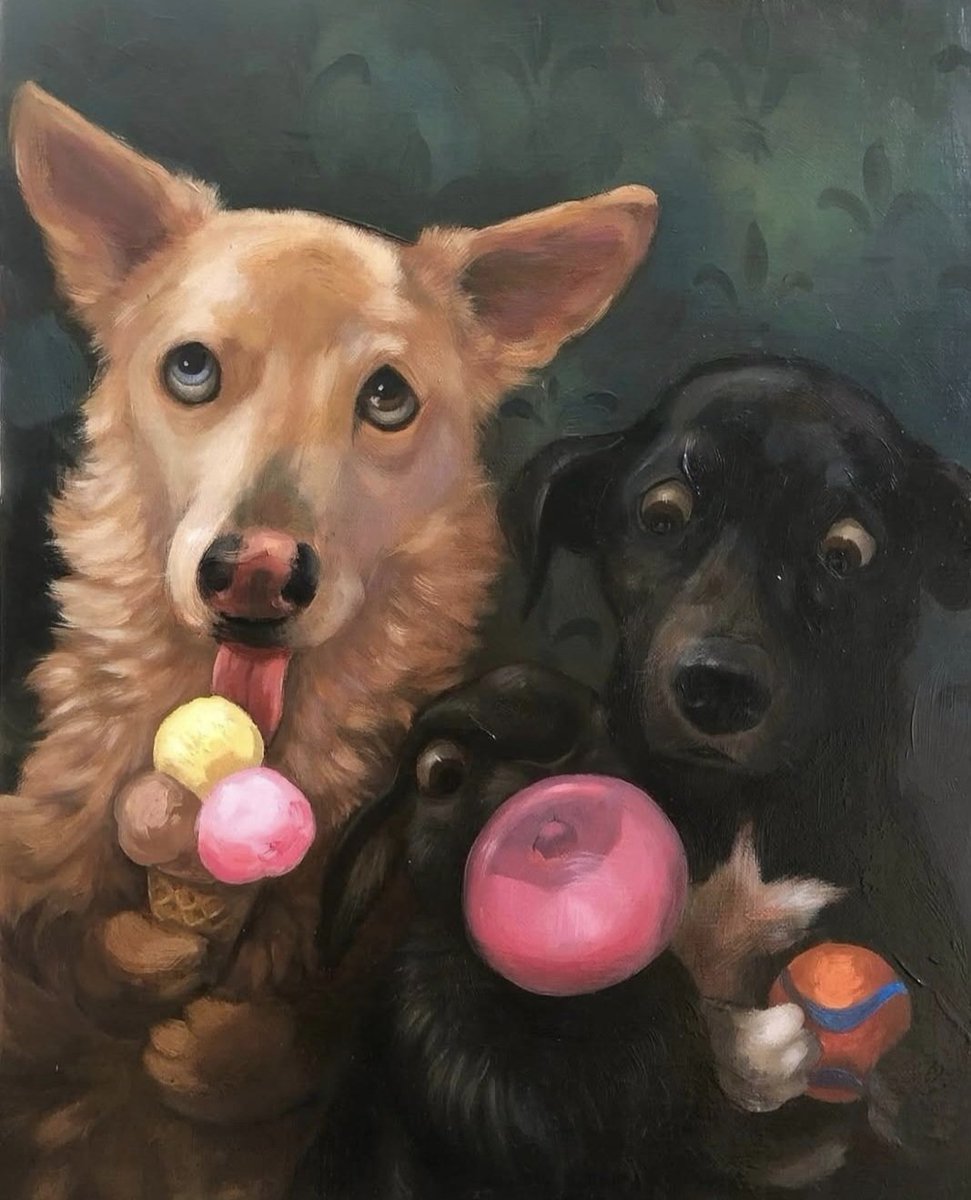 🐕❤️
( Artist Alison Friend)