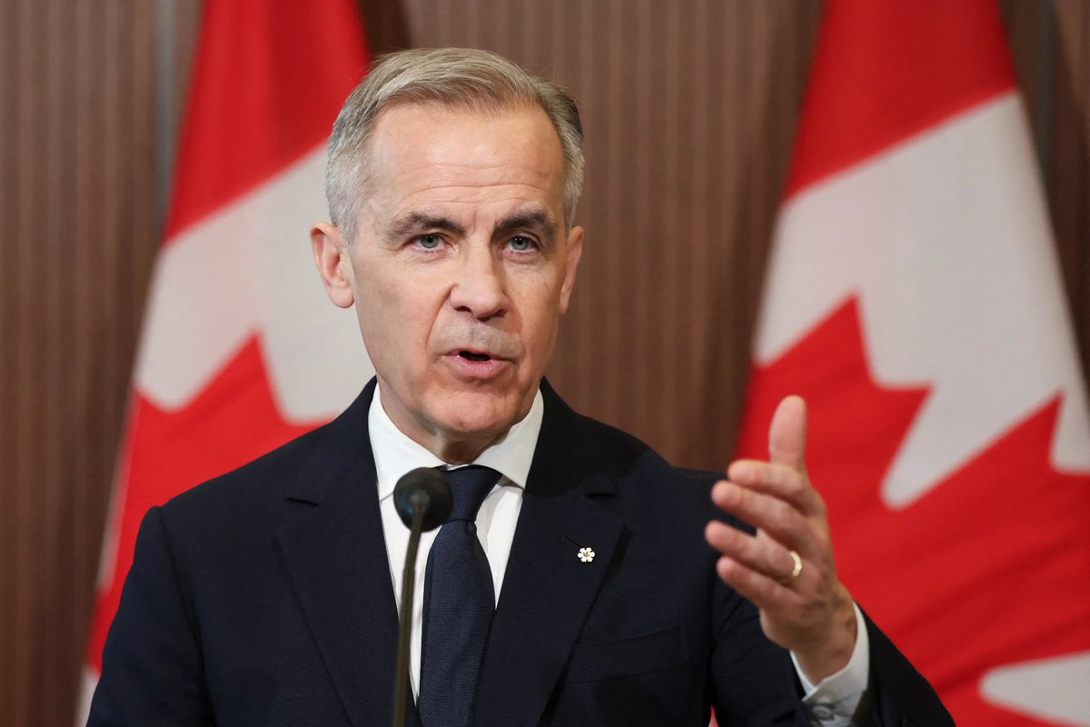 #BREAKING - Canadian PM Mark Carney announces Canada will recognise the State of Palestine at UN General Assembly in September