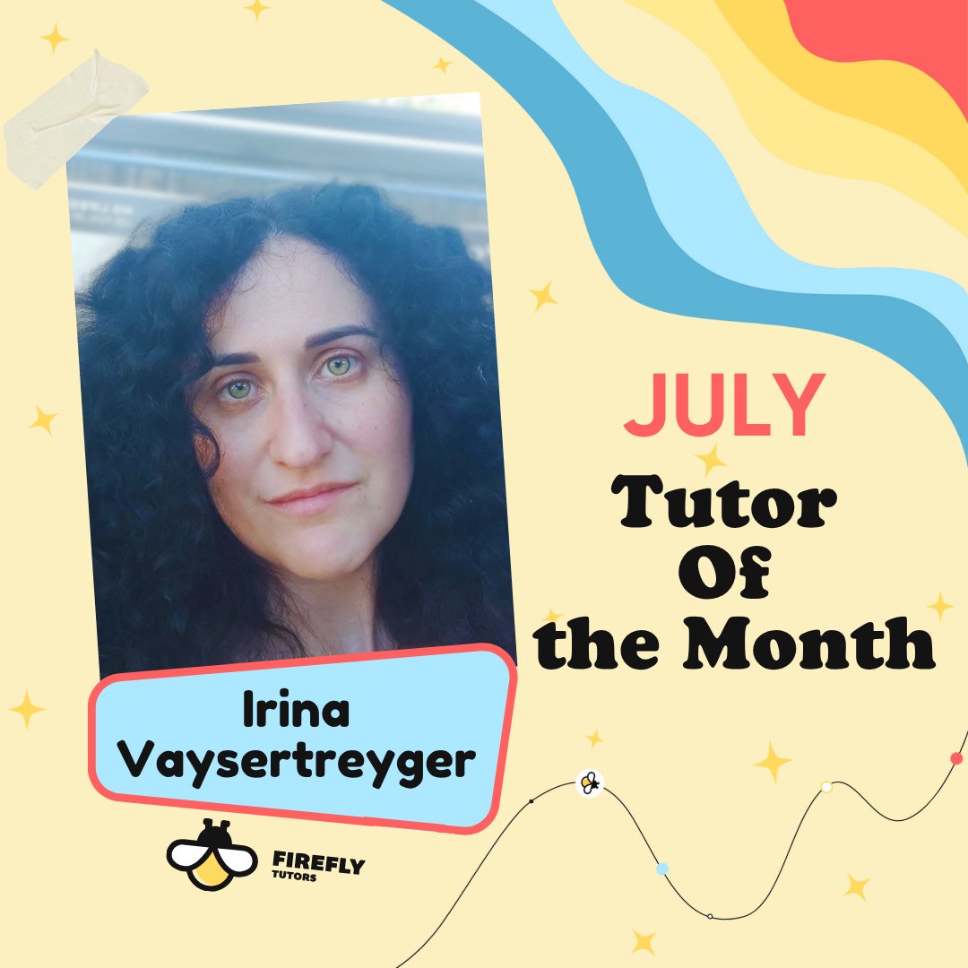 PlusInHomeTutor's tweet image. 🌟 July Tutor of the Month: Irina Vaysertreyger!

With a Ph.D. in Cell &amp;amp; Molecular Biology, Irina helps students gain confidence in science, math &amp;amp; more—with warmth, clarity, and care.

Meet Irina 👉 hubs.li/Q03zBT7W0

#FireflyTutors #TutorOfTheMonth #STEMTutor