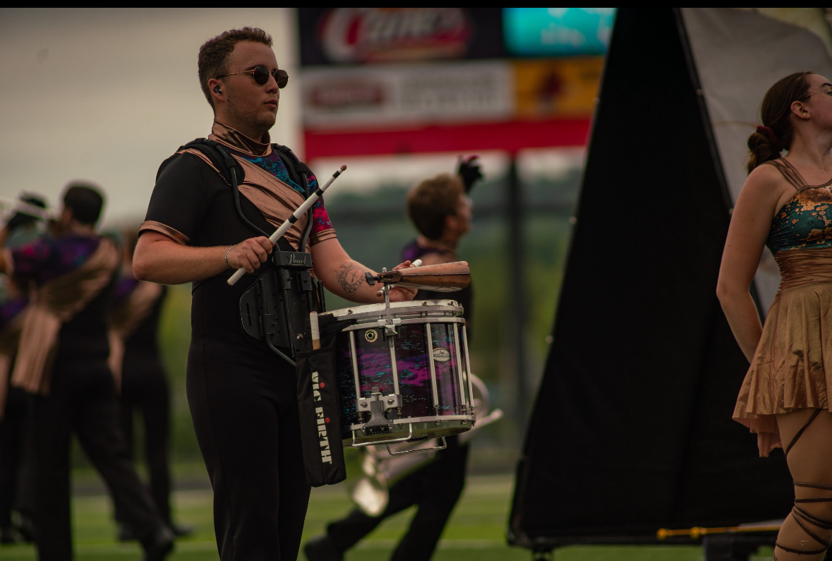 AcuteHearingUS's tweet image. Angie&apos;s (our Liberty office provider) son plays in the drum corps with Cincinnati Traditions. He knows the importance of protecting his hearing. Here he is wearing SoundGear! #BestTeam #BestTreatment #BestTechnology