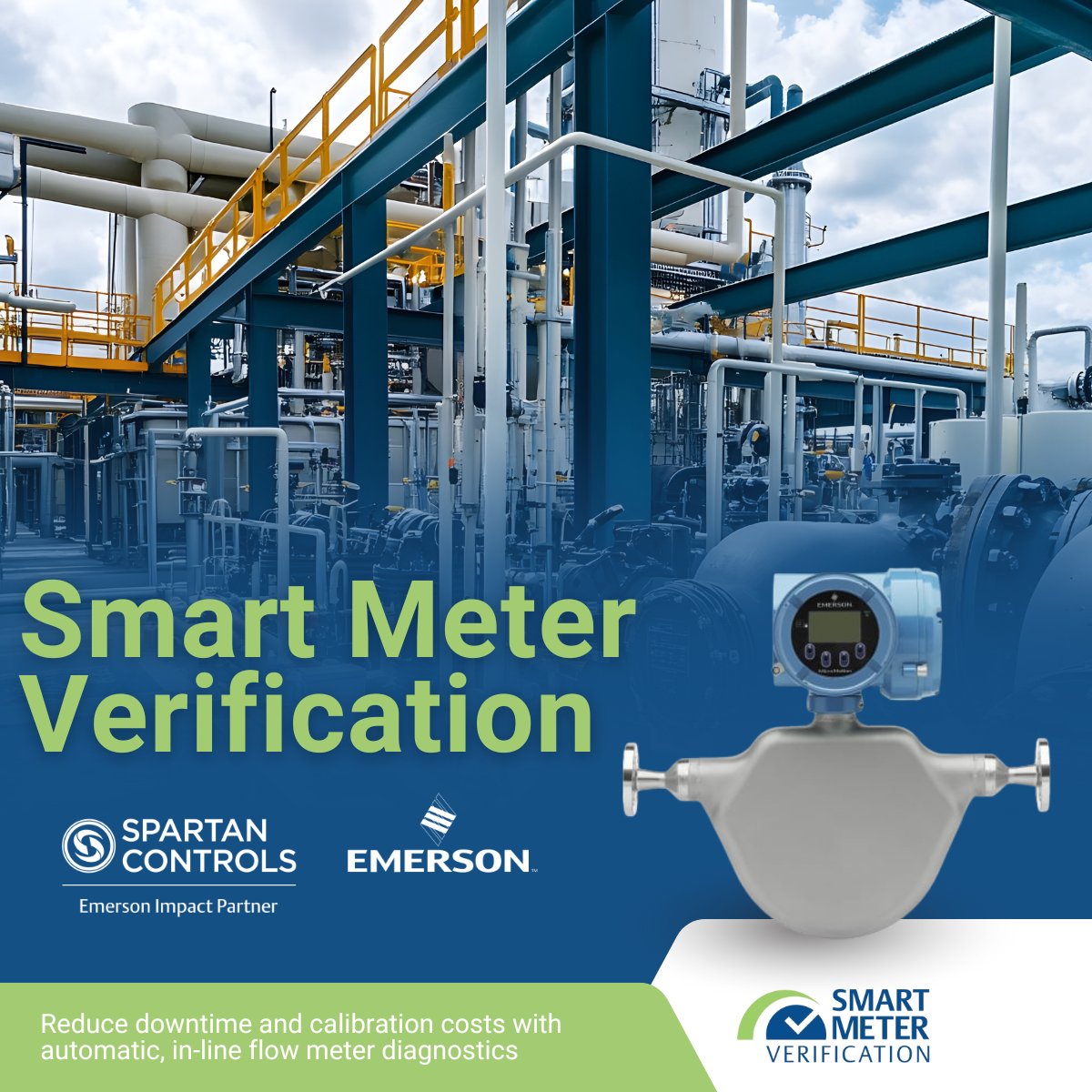 Smart Meter Verification offers in-line diagnostics that help reduce downtime, lower calibration costs, &amp; limit trips to the field. At Spartan, we’re grateful to support our customers with tools that help keep operations running reliably &amp; efficiently. ow.ly/8m5j50Wv0uc