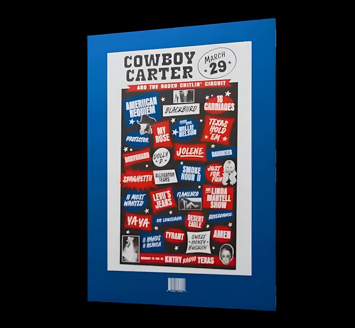 a (THREAD) reminding yall of the art that is the COWBOY CARTER ART BOOK 𐚁