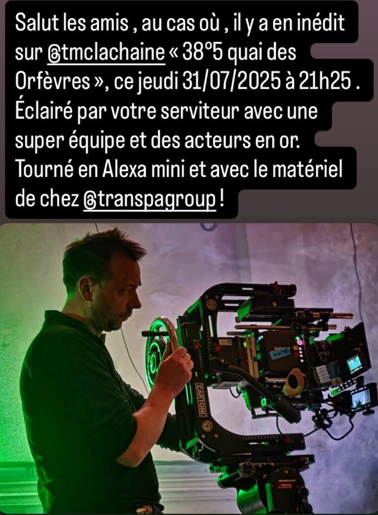 #cinematography #dop #chefop #mdcournot <a href="/TMCtv/">TMC</a>