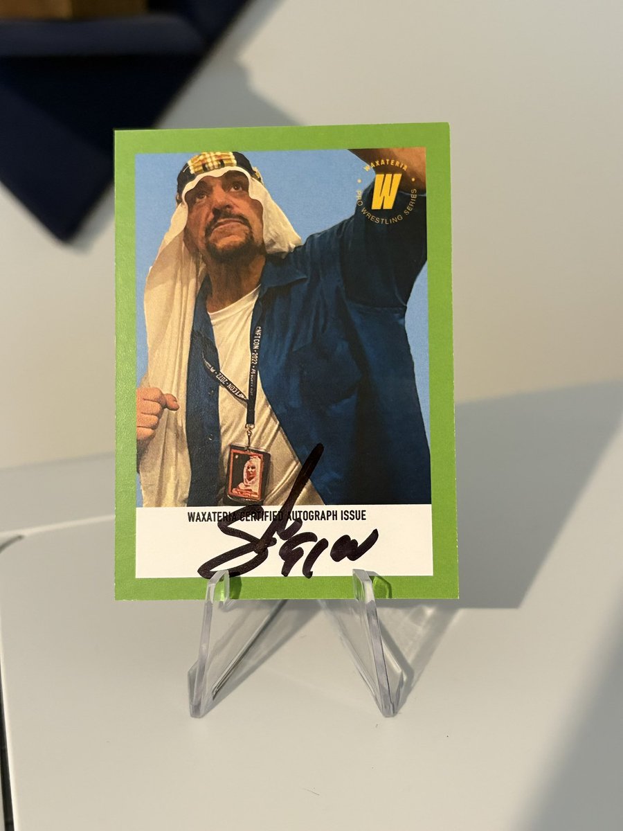 We are giving away a Sabu autograph
For #wrestlingacardwednesday. Like this post and follow waxateria and we will pick a winner when we get to 100 likes. #waxateria #wrestlingcards 
#Sabu  #prowrestlingseries 
Retweet’s appreciated.
