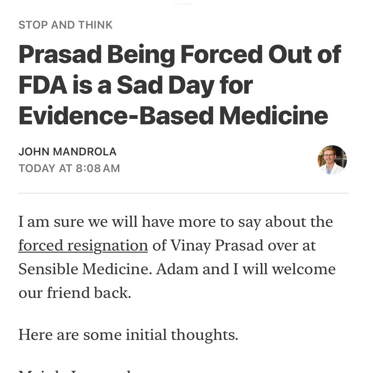 Agree with John <a href="/drjohnm/">John Mandrola, MD</a> Sad day indeed. My only hope is that this leads to some sort of awakening from both sides. 

 open.substack.com/pub/johnmandro…