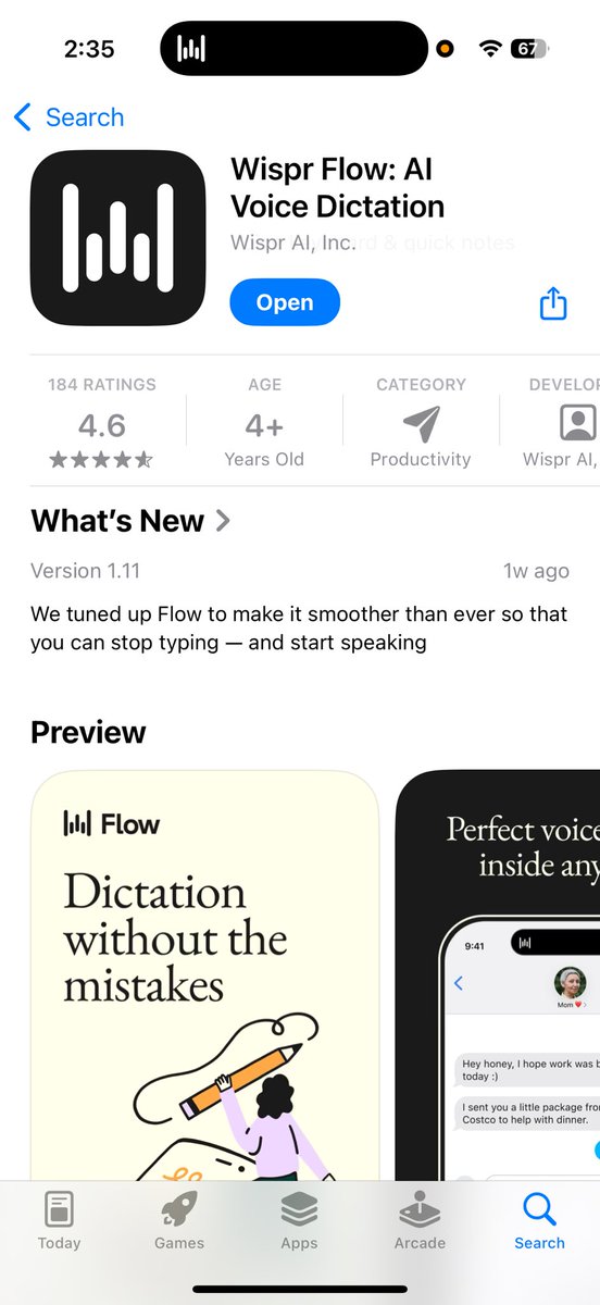 Give it a try if you want to love voice dictation but have struggled with the iPhone’s native abilities.  I might be in love…