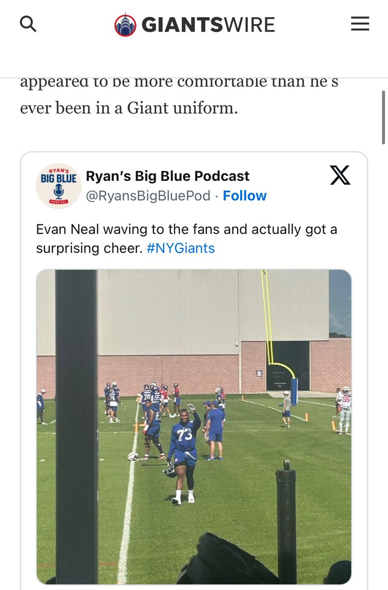 Really cool seeing my tweet on <a href="/TheGiantsWire/">TheGiantsWire</a> and shoutout <a href="/TheDougRush/">Doug Rush</a> for letting me know!