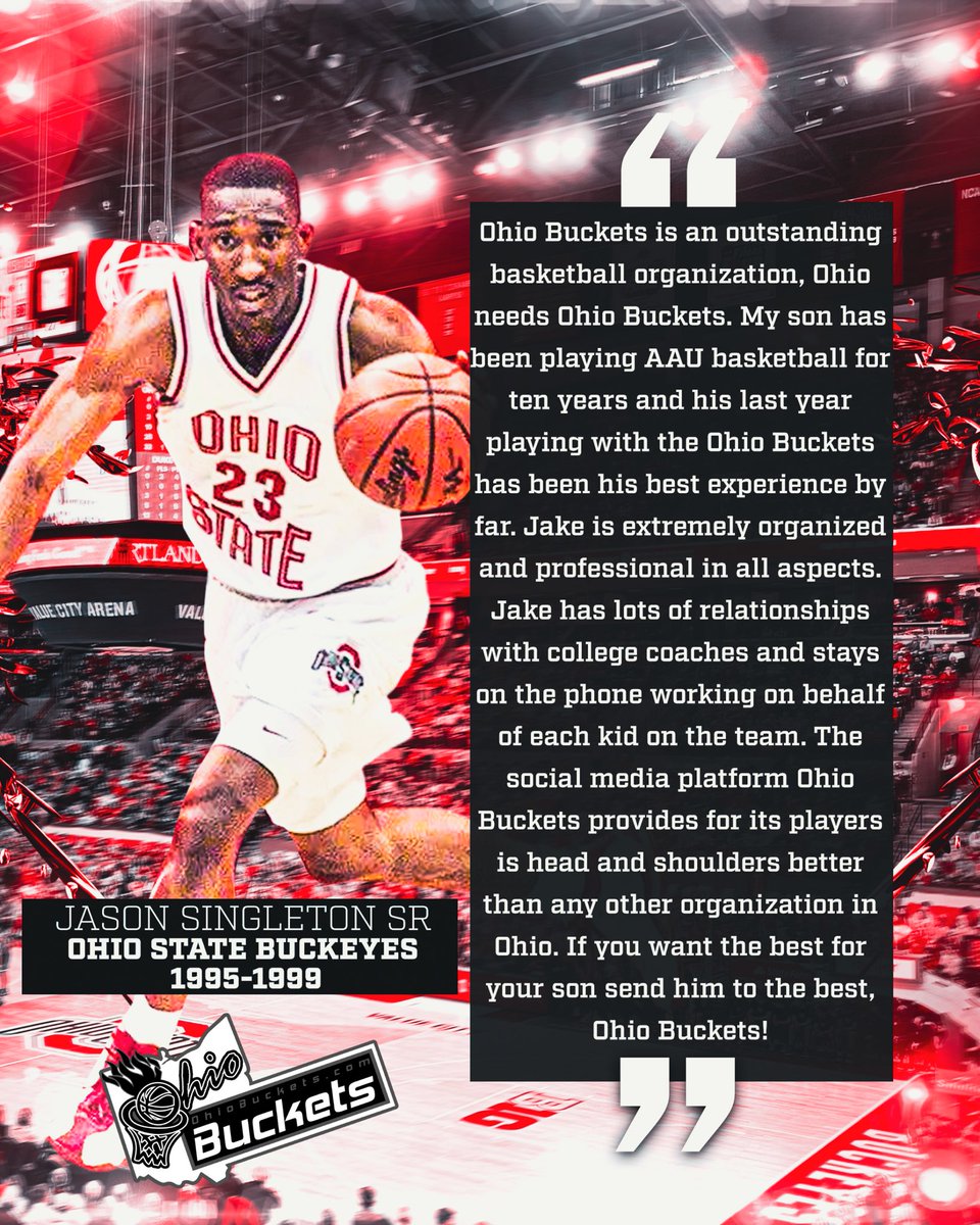 Ohio Buckets (@ohiobuckets) on Twitter photo 🫡🙏🏼 High praises from former <a href="/OhioStateHoops/">Ohio State Hoops</a> and 1999 Final Four finalist Jason Singleton Sr. on his family’s experience with the #Buckethood! 🫡🙏🏼 High praises from former <a href="/OhioStateHoops/">Ohio State Hoops</a> and 1999 Final Four finalist Jason Singleton Sr. on his family’s experience with the #Buckethood!