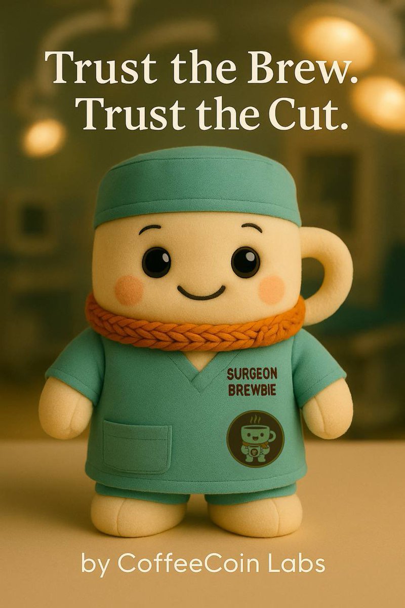 A big shoutout to all the doctors and surgeons out there today!

Stay caffeinated and much love from #coffeecoin