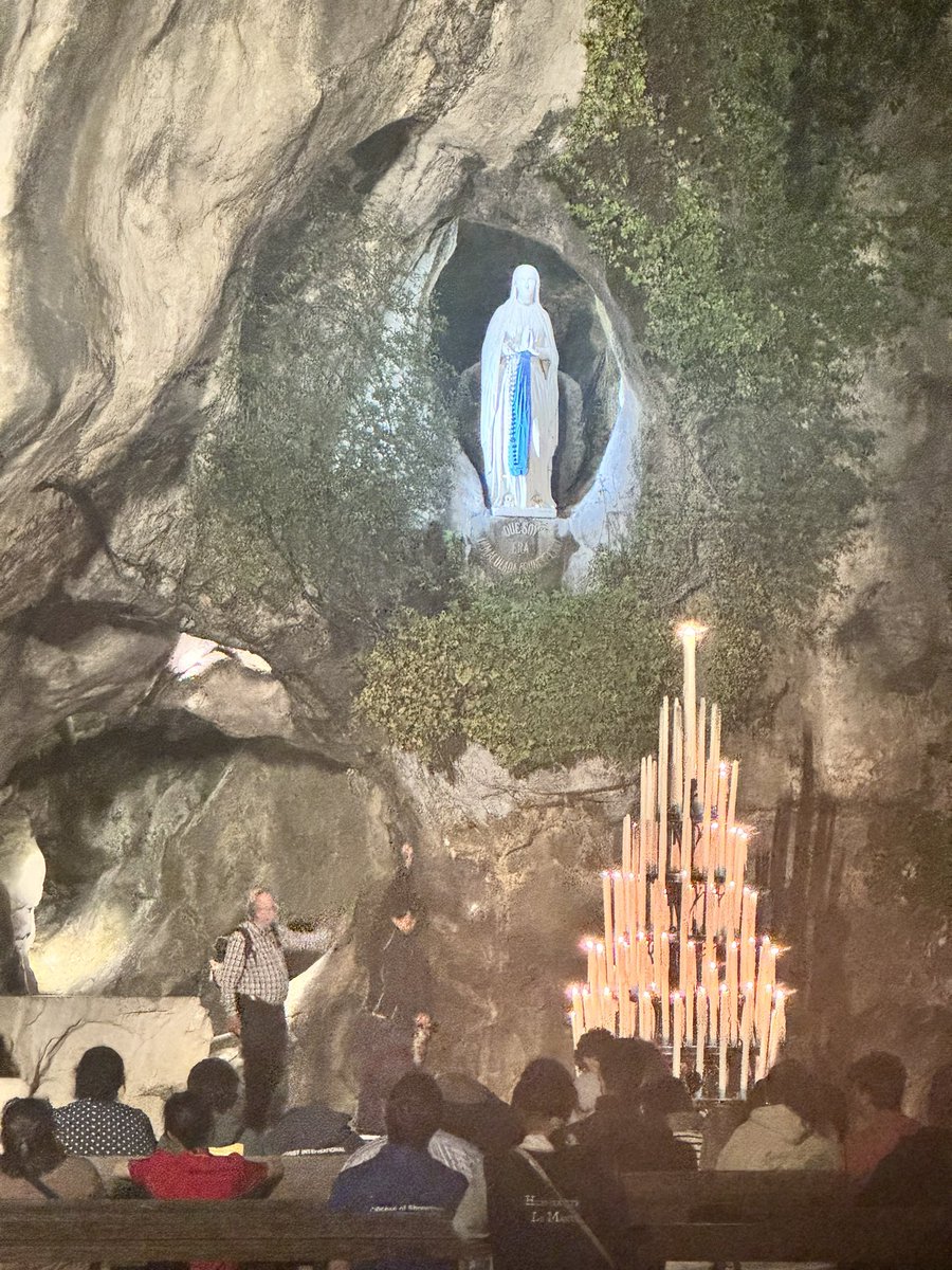 In the quiet of the night, candles have been lit in Lourdes for all your intentions. May the light of Christ burn brightly in every heart, bringing peace, hope, and healing.