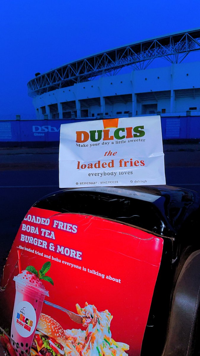 dulcisgh's tweet photo. 🚴‍♂️ From our kitchen to satisfying your cravings  Dulcis delivers fast, fresh &amp; full of flavor! 
No delays, no drama. Just the loaded fries, boba &amp; burgers everyone’s talking about 🍟🍔🧋 
📍We move across Tamale. Just call we pull up! https://t.co/1PukmZcOGe