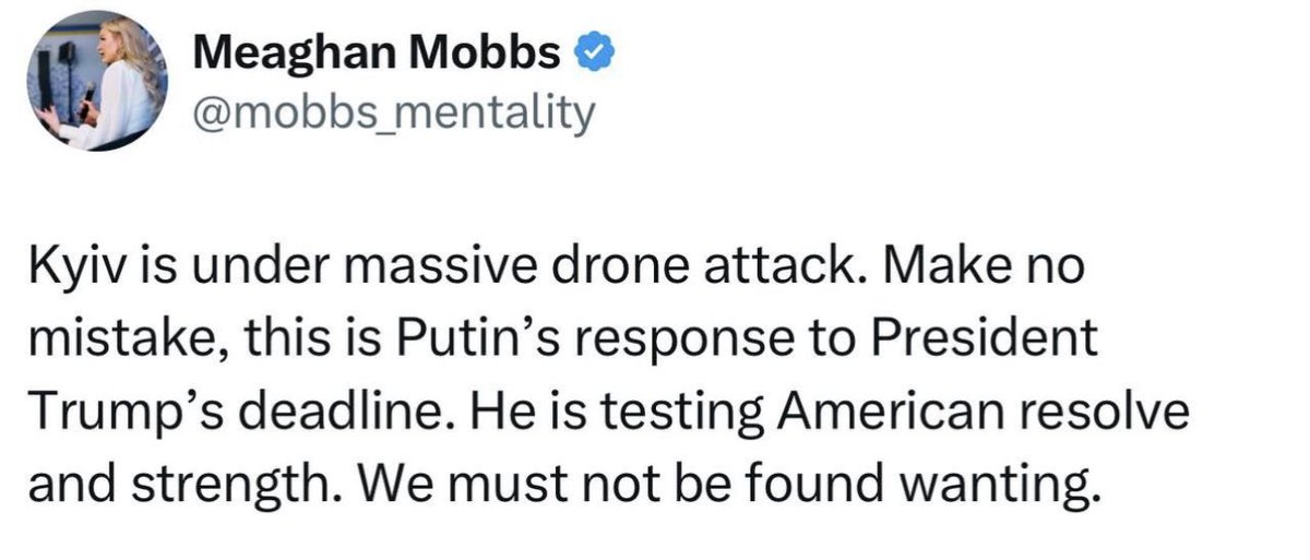 ❗️Massive drone attack on Kyiv is Putin's response to Trump's deadline, says daughter of Trump's special envoy Keith Kellogg