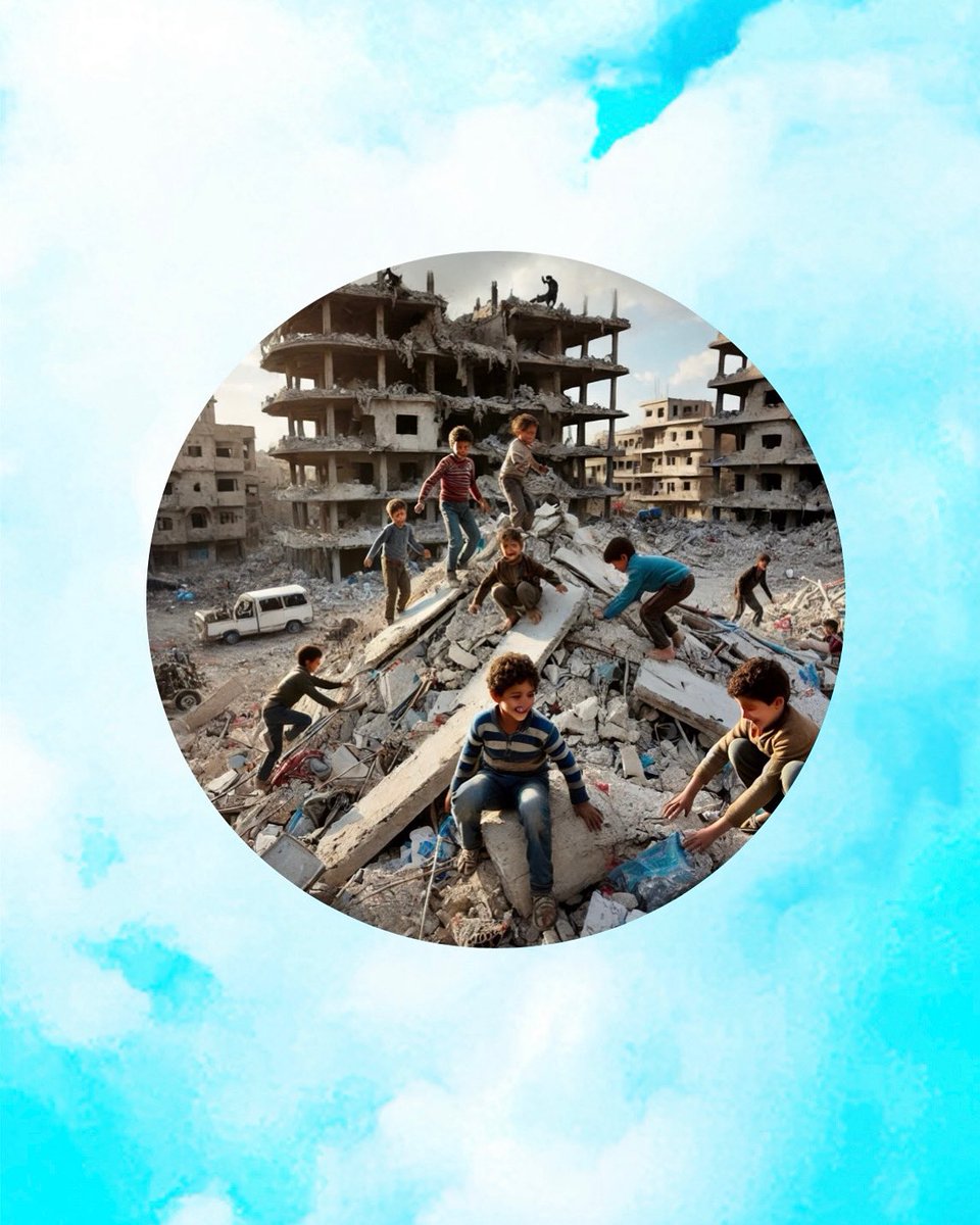 Le temps de l‘enfance pour certains à jamais perdu! Les jeux, les rêves, l’imagination, les projets … où sont-ils après toutes toutes souffrances endurées par les guerres et leur violence.

For some, the time of childhood is lost forever
the games, the dreams, the imagination…