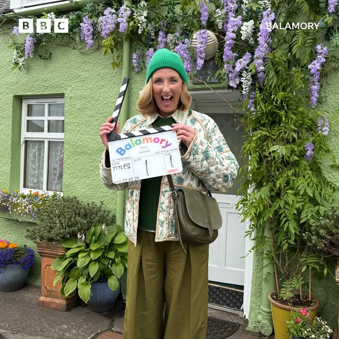 I'm having such a gorgeous time on Mull. It's the end of day 2 filming for #Balamory, and #PcPlum is  exhausted. It's like I've never been away. I can't wait for you all to see what we've doing.  Xx