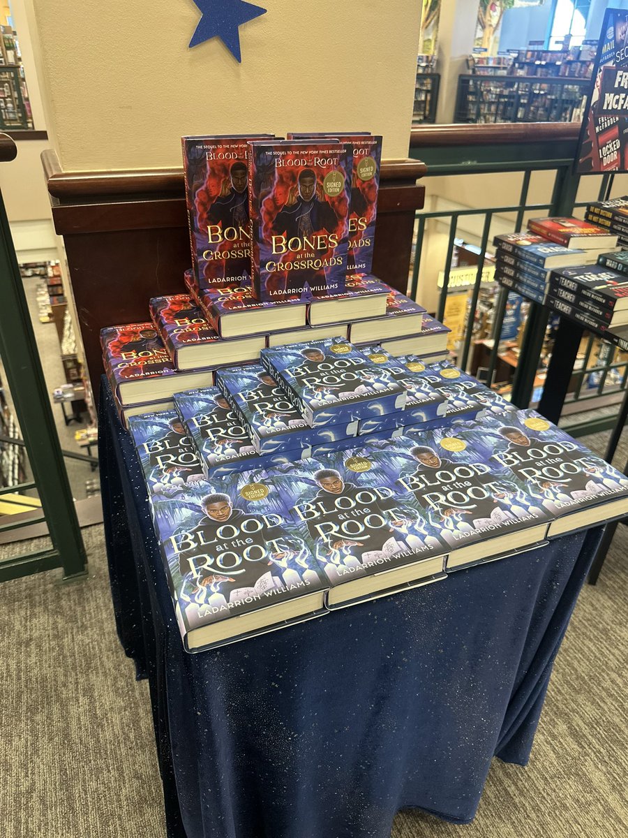 Fresh signed copies of Blood at the Root and Bones at the Crossroads here at the Mall of Georgia location.

Shoutout to them for being super supportive of this book series! 

3333 Buford Drive Space VA01
Buford, GA 30519

Go there and snag a copy now!