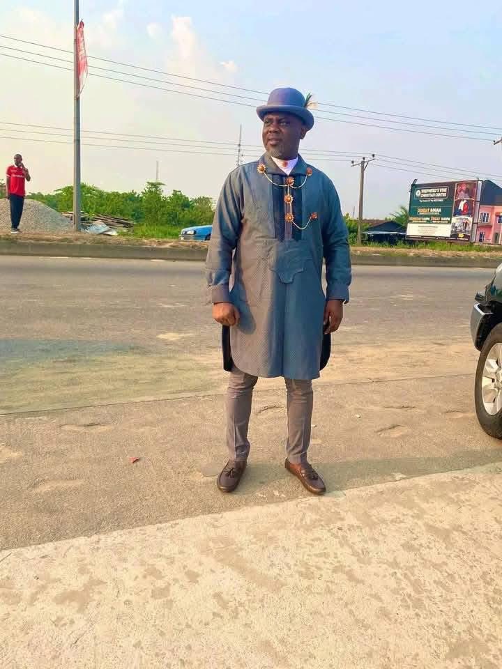 Ijaw man.
Proudly.