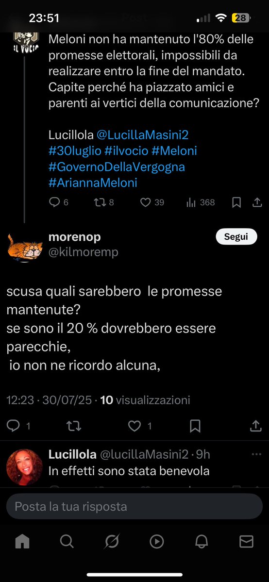 Quando una si dimentica di cambiare account🤦‍♂️