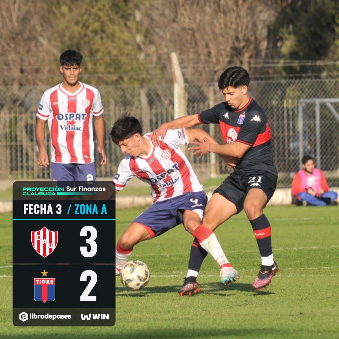 ProyeccionLPF's tweet image. ¡Lo ganó el Tate! 🙌🏼🔝 @clubaunion venció 3 a 2 a @catigreoficial tras la #Fecha3 del #TorneoProyección @surfinanzas 🏆
