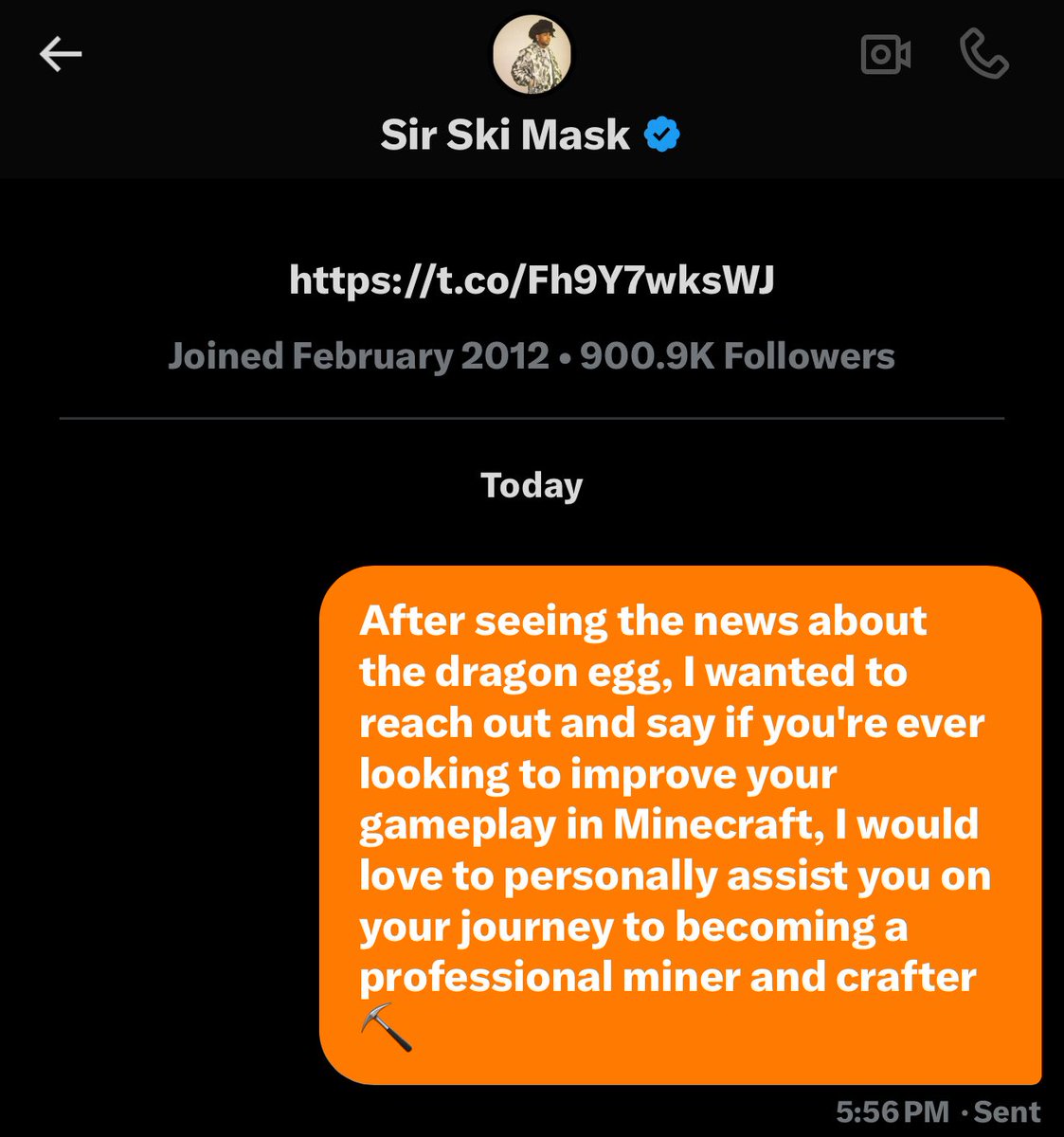 I have reached out to Ski Mask the Slump God personally. I hope he sees my message and considers my offer.
