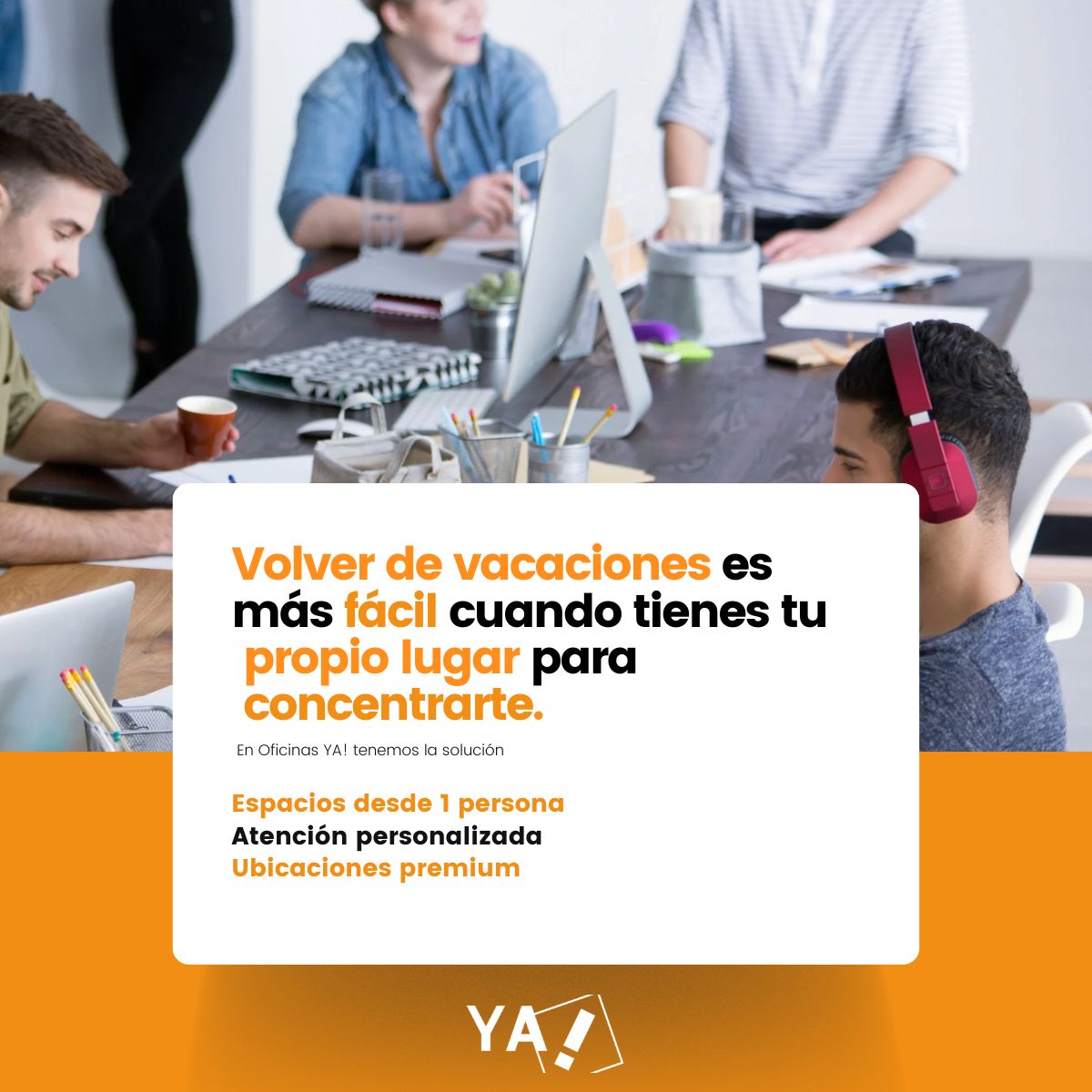 Agosto se acaba… ¿ya tienes tu espacio decidido?

📍 Septiembre lo arranca todo: rutinas, proyectos, foco.
🪑 Oficinas listas para entrar
🚪 Sin permanencia
☕ Buen ambiente profesional
¿Desde dónde vas a trabajar?
#OficinasYA #SeptiembreProductivo #EmpiezaConVentaja