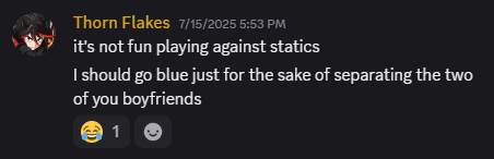 TSC_Tempo's tweet photo. Just remember whenever you're crashing out about us queueing EC, this is who you're malding about (just two lil guys) https://t.co/TajulXOSu9