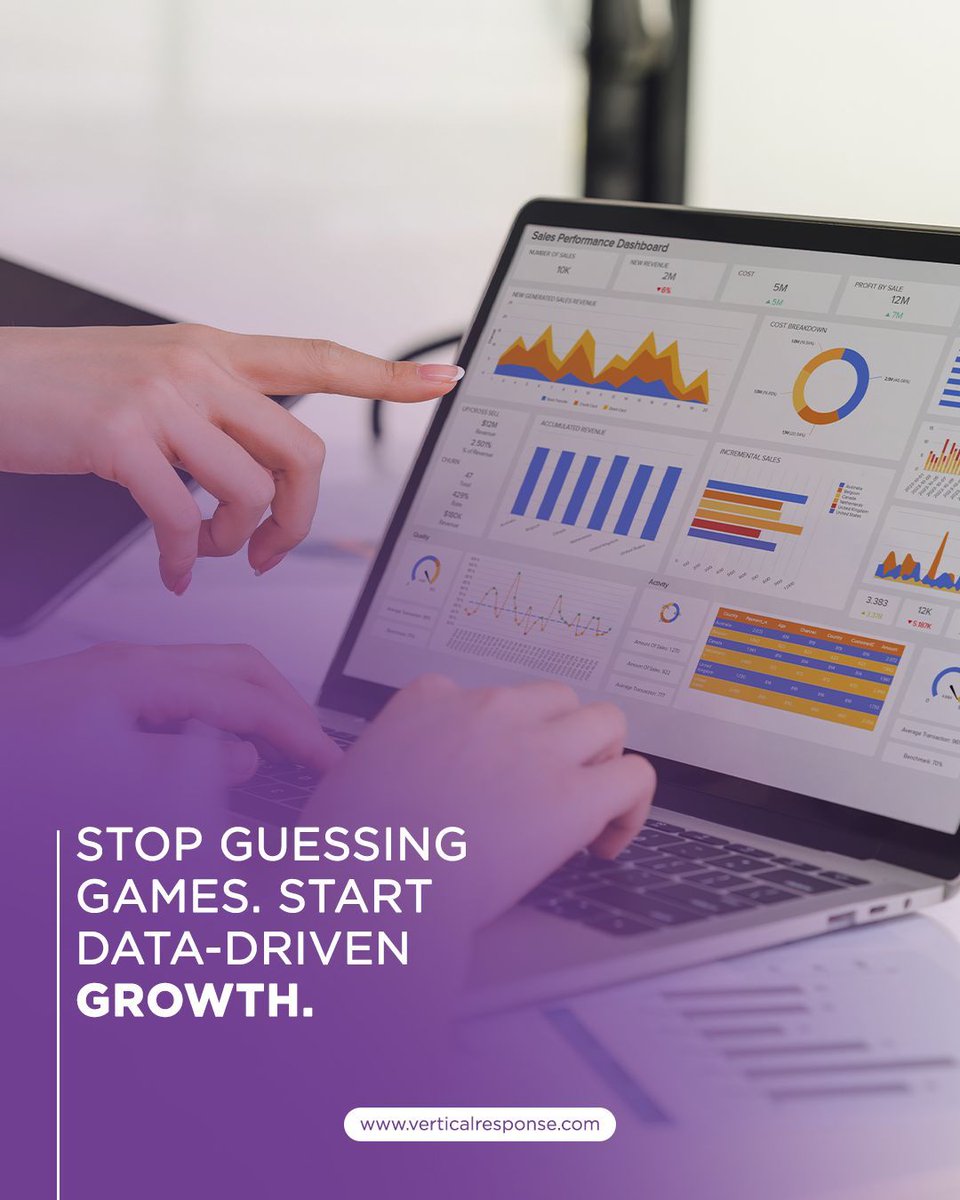Stop guessing, start knowing! 🔍 

Vertical Response's reporting and analytics tools give you the clear data you need to measure campaign performance, learn what resonates with your audience, and grow your marketing results.

verticalresponse.com

#marketinganalytics