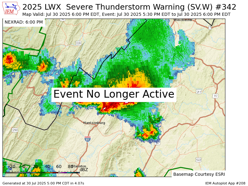 LWX expires Severe Thunderstorm Warning for Page, Rockingham, Shenandoah [VA] mesonet.agron.iastate.edu/vtec/f/2025-O-…