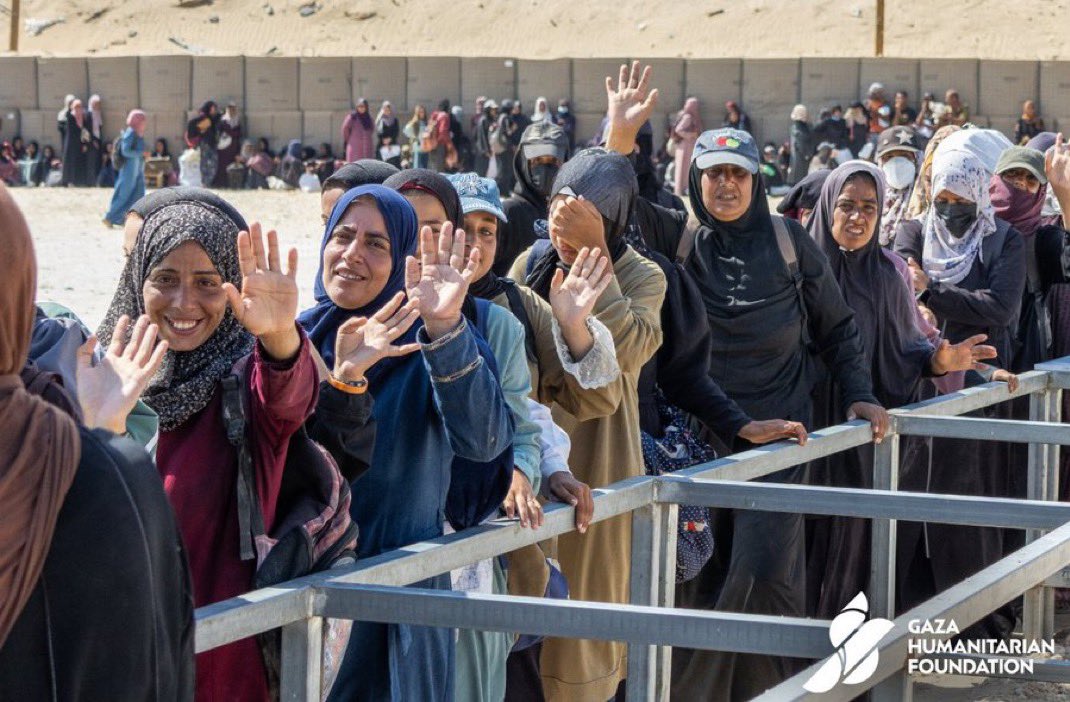 The Gaza Humanitarian Foundation distributed more than 1.2 million meals in Gaza today and has delivered more than 98 million meals since it started working 2 months ago