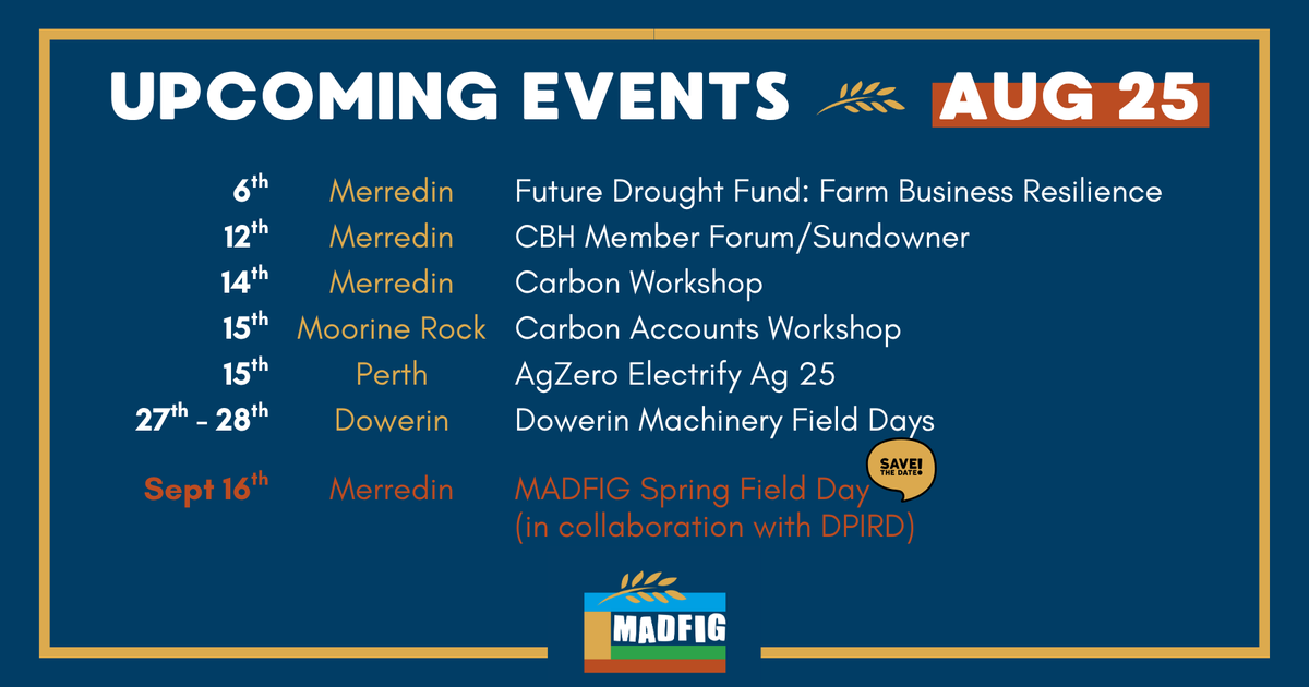Your August Events Line-Up Is Here! 📆

There are lots of local events happening this month. 

Open your diary and take a look below!

To find out more and to register or purchase tickets, please visit the link below:
madfig.com.au/madfig-events/