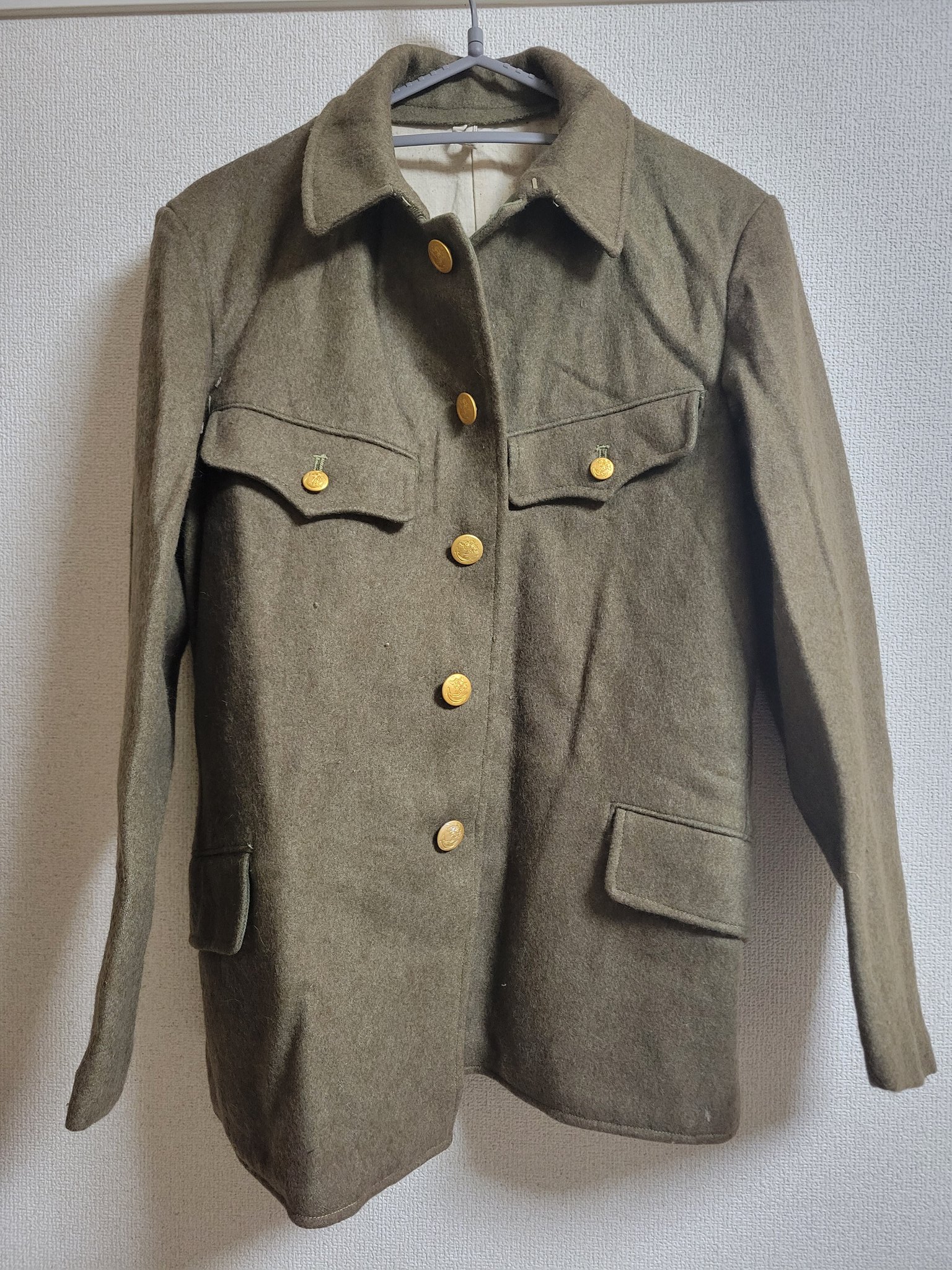 ⭕️日本軍　海軍　服　上着 日本海軍陸戦隊兵用上衣・復刻品 | 義烈