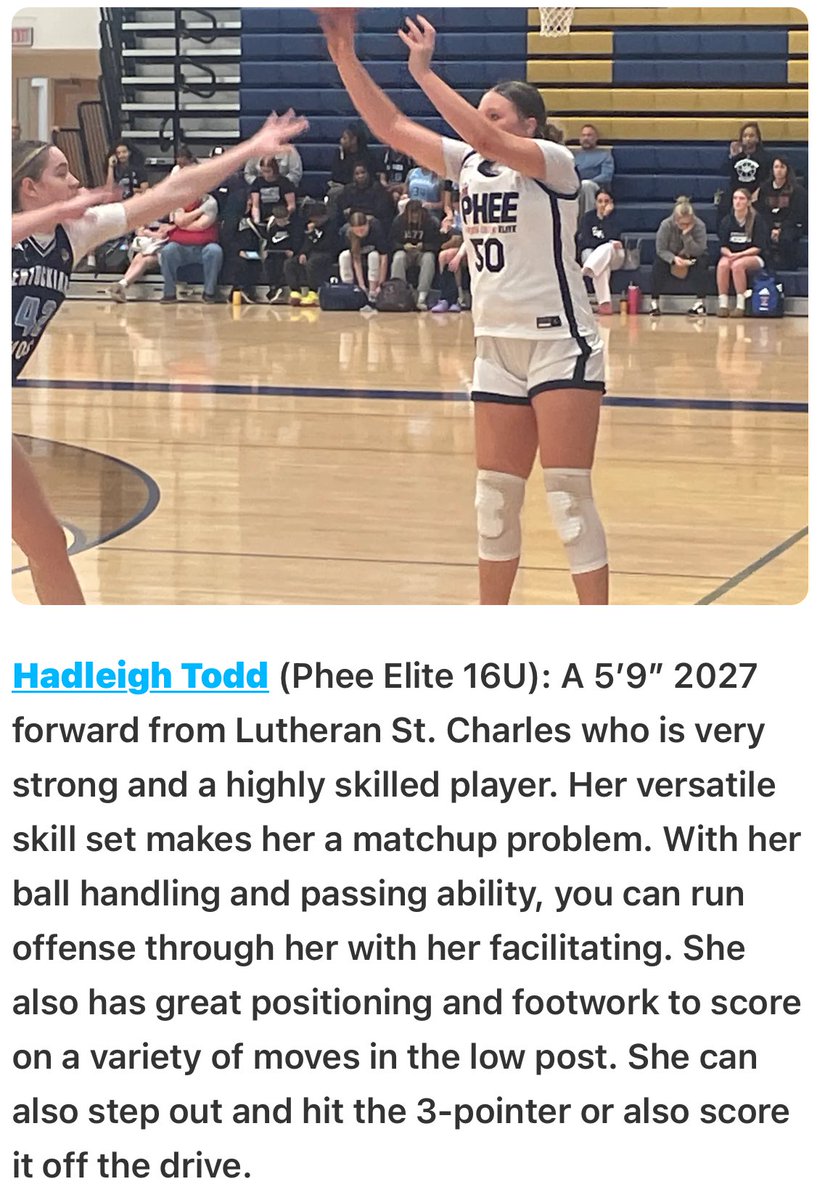 Thank you so much for the write up!! <a href="/PGHMissouri/">Prep Girls Hoops Missouri</a> <a href="/LHSCougarGBB/">LHSSC Girls Bball</a> <a href="/PheeElite/">Napheesa Collier Elite</a>