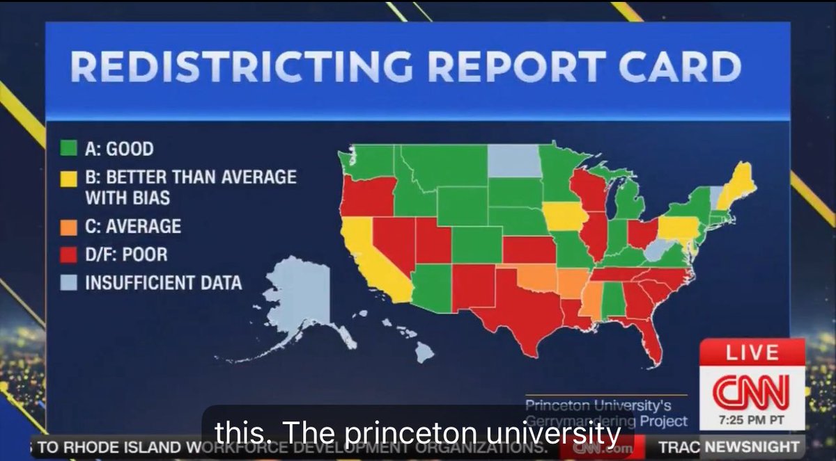 CNN Graphic confirms Tennessee is very gerrymandered to increase Republican power

(Nashville recently had its seat carved into 3 pieces, blatantly racially gerrymandering TN-5)

We need fair districting. Voters should choose their reps, not the other way around.
