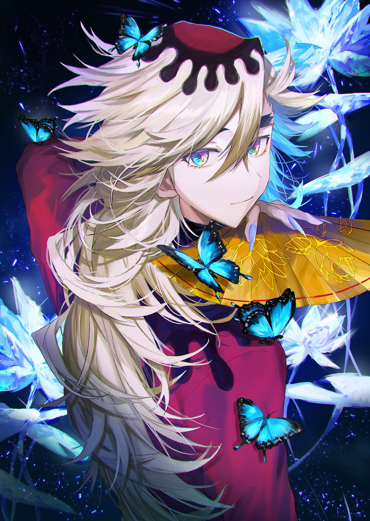 鬼滅の刃　無限城編　童磨 Drawing of #童磨 #ibispaintx #無限城編 #doma #鬼滅の刃 ＊ 鬼