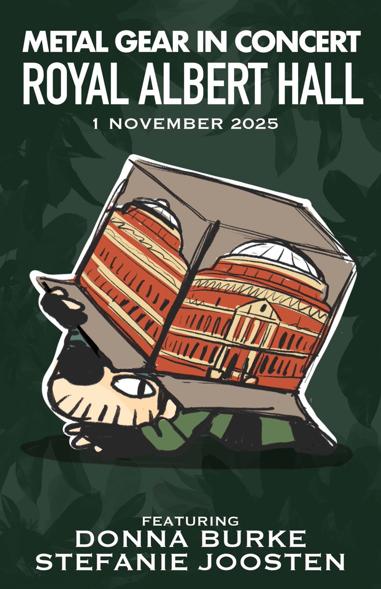 TheDonnaBurke's tweet image. 🔥 ANNOUNCEMENT! 🔥
I’m teaming up with the amazing @othatsraspberry on exclusive merch for Metal Gear in Concert @RoyalAlbertHall — bags, tees &amp;amp; posters 

👀 We NEED your input!
Vote in the comments 👇 
Snake? Cat? Legs? Exclamation?!

🗓 Nov 1, 2025
#MetalGearSolid #MetalGear