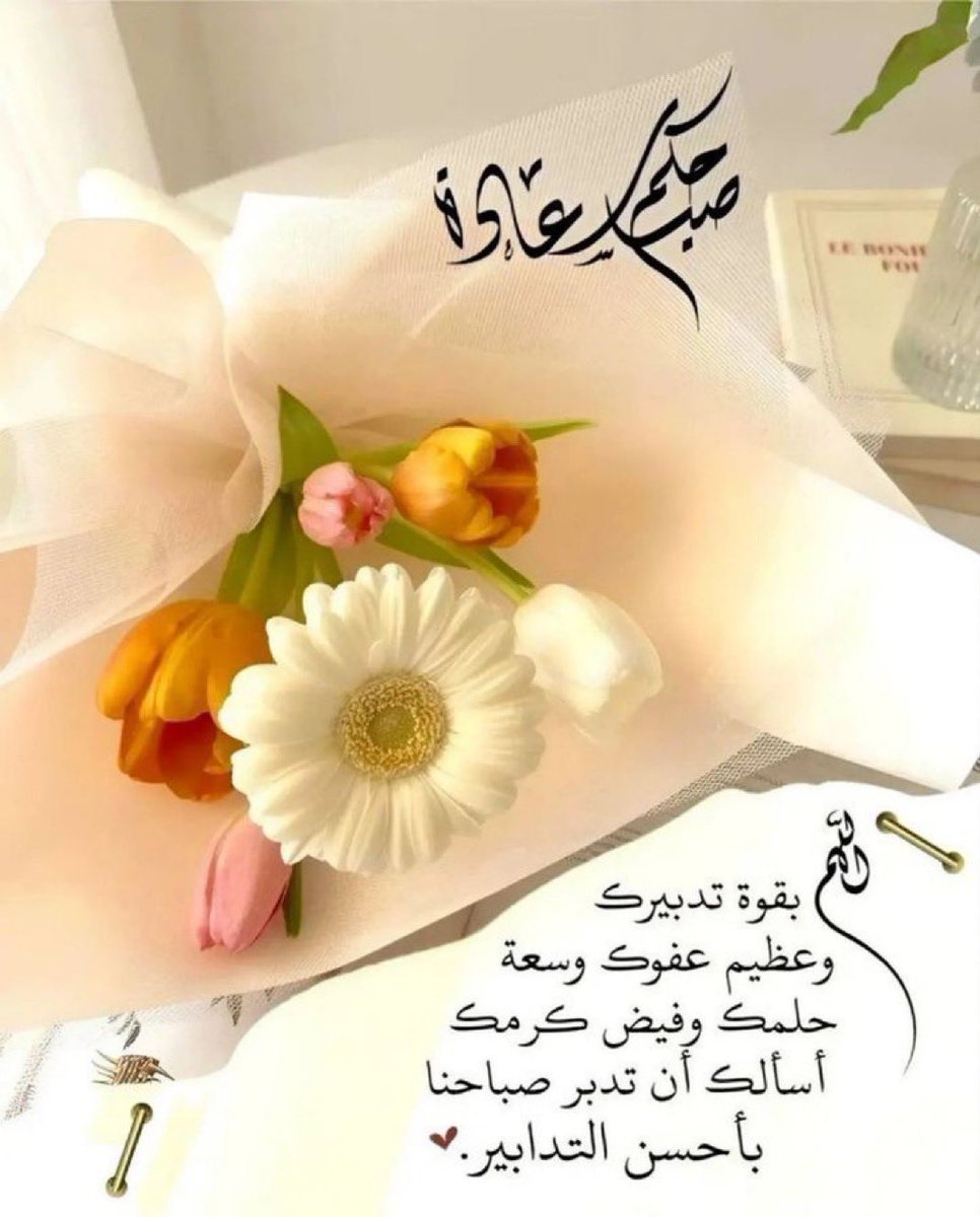 #صباح_الخير
  .
الحمدلله الذي أحيانا بعد ان أماتنا وإليه النشور
اللهم زدنا نوراً في القلب
 وضياء في الوجه
وسعة في الرزق
 ومحبة في قلوب الخلق....🤍
.
.
 🌷صباح_الخير_و_السعاده 🌷🌸🌷
.