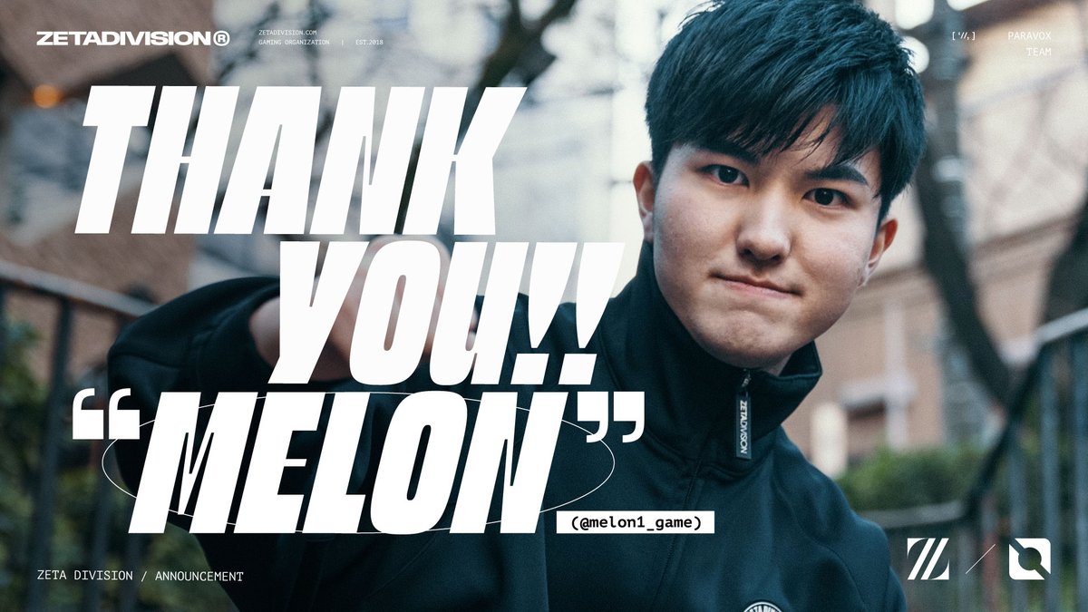 【専用】melon様 ⚡ZETA DIVISION - PARAVOX この度、melonが契約満了に伴い退団する