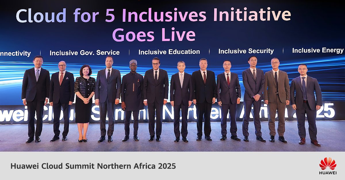 Huawei Cloud Summit Northern Africa 2025 held in Egypt gathered 600+ government &amp; business leaders and key ecosystem partners to envision the region's digital future and explore strategic opportunities in leapfrog development: bit.ly/4kY5asJ