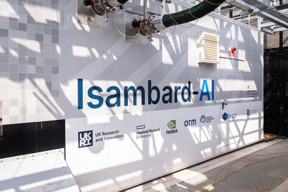 NVIDIAAP's tweet image. ICYMI: Isambard-AI provides U.K. researchers and businesses with the computing power to sustainably accelerate breakthroughs in drug discovery, climate modeling, materials science, LLMs, and more. 
It's the most powerful AI #supercomputer ever built in the U.K. and among the most