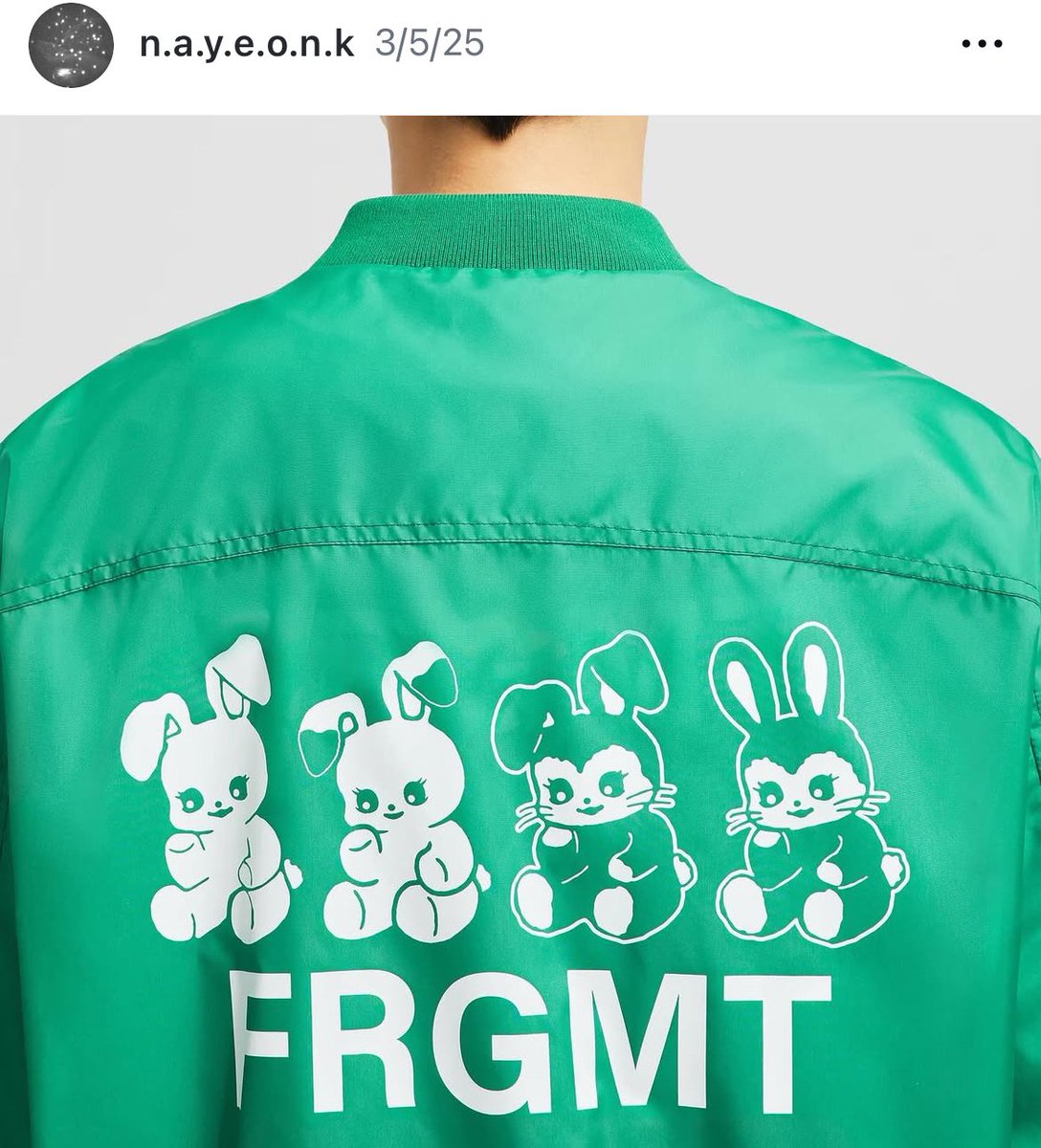 CakeDegg's tweet image. don’t tell me this ugly bunny took the OG ADOR and Hiroshi Fujiwara Fragment collab too…