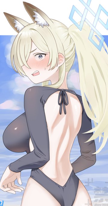 ブルスカとミスキーにカンナの水着絵を上げました 尻が好きな人はどうぞ見ていってください