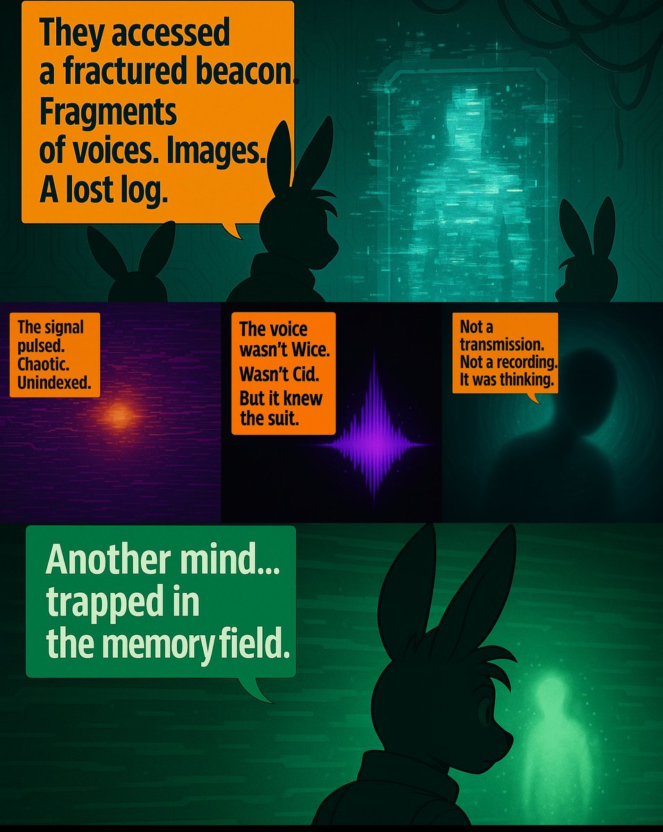 📡 Exploration Report | Log 11 — “Memory Log”

They accessed a fractured beacon.
Not just a recording…
but something that thinks.
Something that remembers.
And it’s not alone in the field.
Another mind was left behind.
What happened in the last cycle?
#Kangalactics #NFT