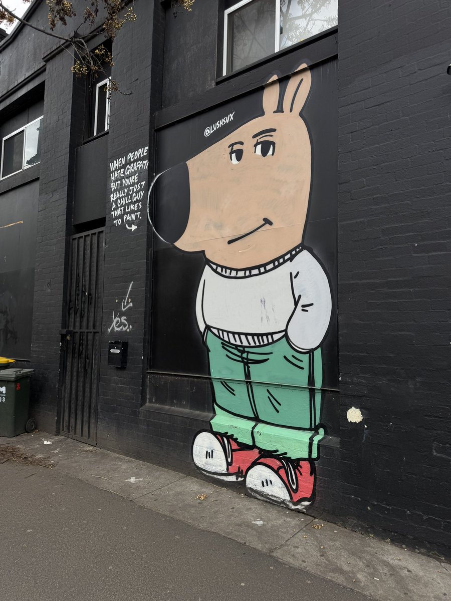 Just bumped into chill guy in Melbourne