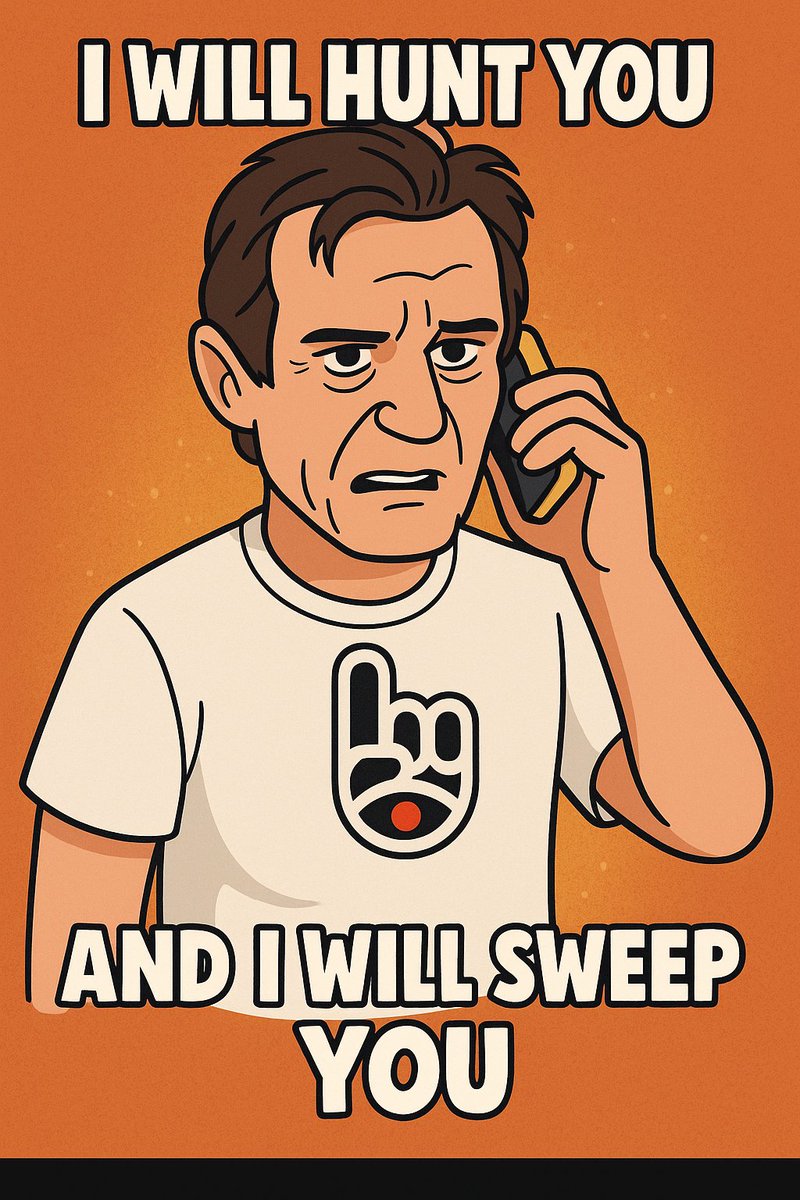 When Liam Neeson joins us:

"I will hunt you… and I will sweep you. 👊🧹"

Happy Thursday Yappers! 😎