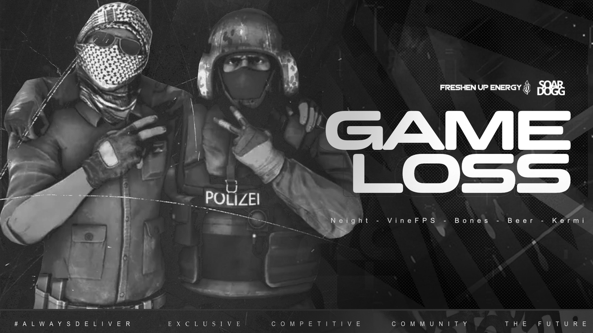 That was a hard pill to swallow. We'll be back better next time👿

ROSTER:
🧠| <a href="/Ghost_solder/">Ghost_Solder</a>
👑| <a href="/neightcs/">Nate</a>
👑| <a href="/bonesTJD/">Tom</a>
👑| <a href="/vinefps/">vin3</a>
👑| <a href="/littlebeerr/">LittleBEER</a>
👑| <a href="/CSKermi/">Andrew Cretella</a> 

#AlwaysDeliver || <a href="/SoarDogg/">SoarDogg Apparel</a> <a href="/DrinkFreshenUp/">Freshen Up Energy</a>