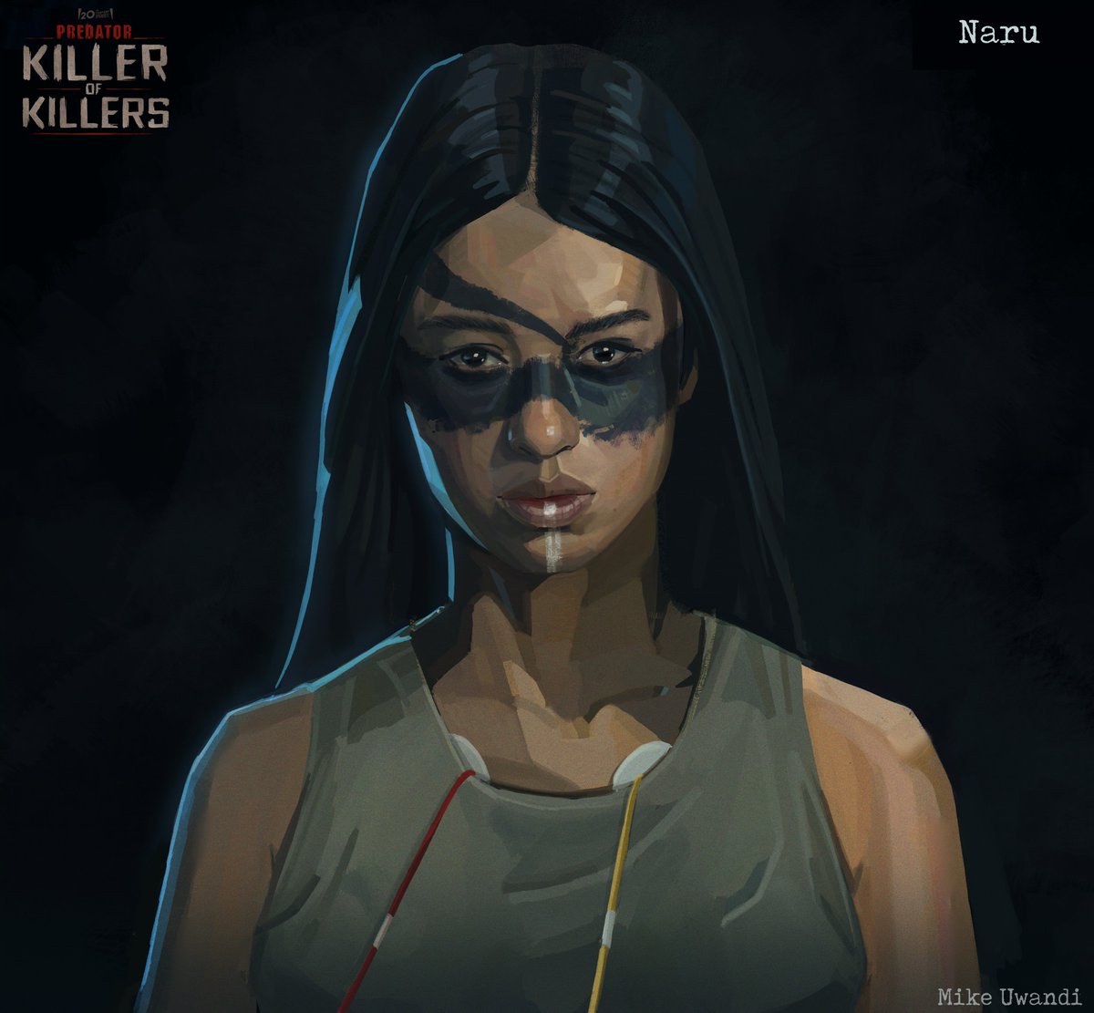 Pleasant surprise to see the extended scene announcement featuring #Dutch , and #MikeHarrigan  at #sdcc2025. Had so much fun working on these series of portraits. #Predatorkillerofkillers #conceptart #paintings