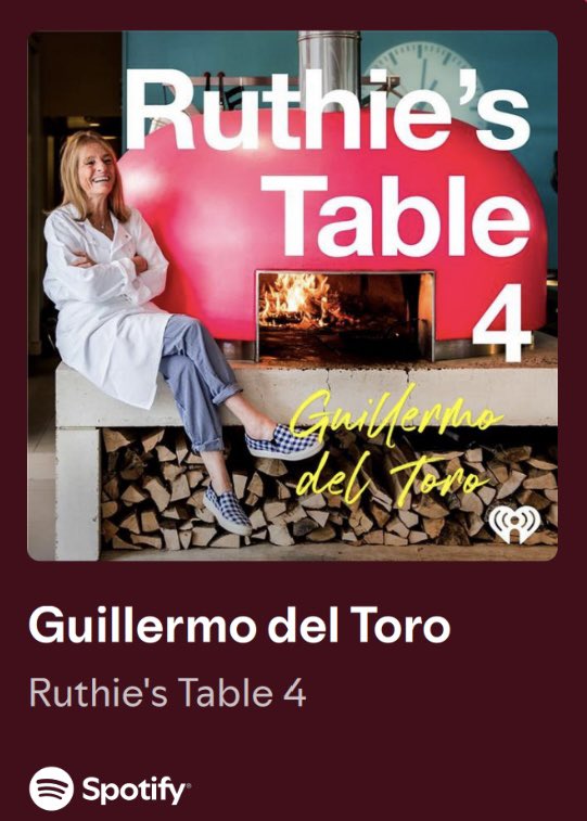 Gary Deocampo (@gdeo) on Twitter photo Ruthie’s Table 4 podcast with <a href="/RealGDT/">Guillermo del Toro</a>
Listen here:
open.spotify.com/episode/59YP1V… Ruthie’s Table 4 podcast with <a href="/RealGDT/">Guillermo del Toro</a>
Listen here:
open.spotify.com/episode/59YP1V…